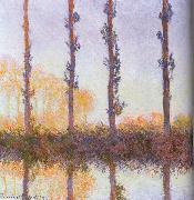 Claude Monet Four pieces of poplar painting